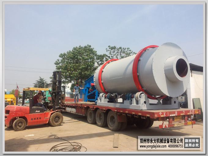 四級振動篩隨沙子烘干機(jī)走向威海